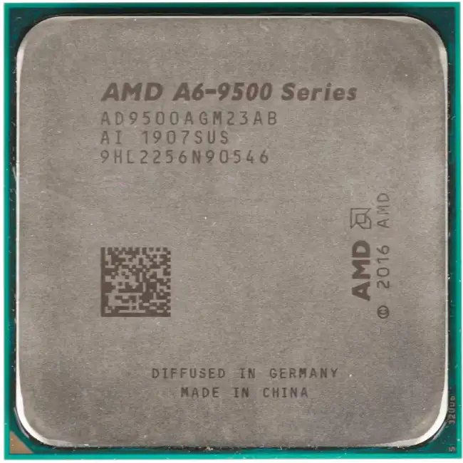 Процессор AMD A6-9500 AD9500AGM23AB OEM (2, 3.5 ГГц, 1 МБ, OEM)