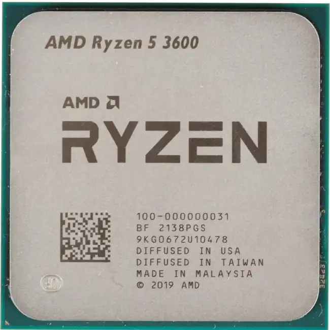 Процессор AMD Ryzen 5 3600 100-000000031 OEM (6, 3.6 ГГц, 32 МБ, OEM)