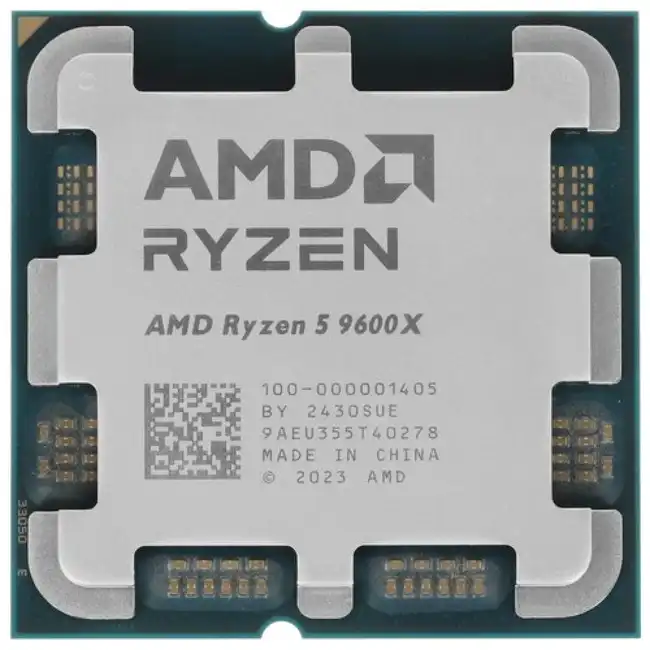 Процессор AMD Ryzen 5 9600X OEM 100-000001405 OEM (6, 3.9 ГГц, 32 МБ, OEM)