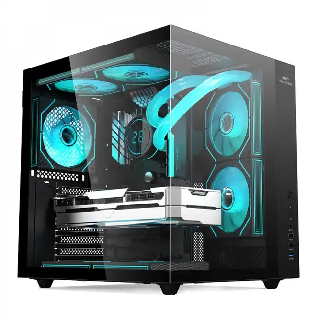 Корпус Wintek Cube Pro V909-B TG Black (Игровые, Midi-Tower)