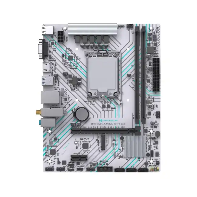Материнская плата Maxsun  B760M Gaming WIFI Ice MS-B760M GAMING WIFI ICE (micro-ATX, LGA 1700)