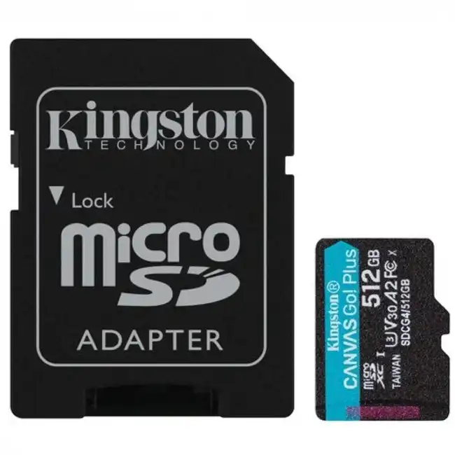 Флеш (Flash) карты Kingston Canvas Go! Plus SDCG4/512GB (512 ГБ)