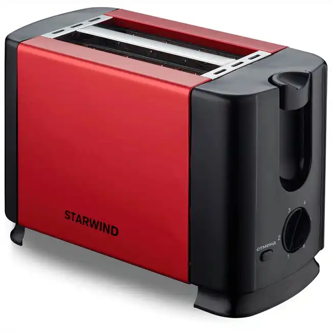 Тостер STARWIND ST1102 Red/black (700 Вт)