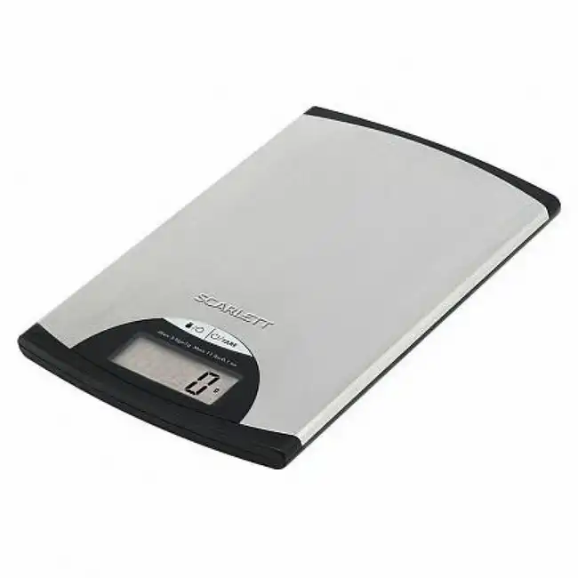 Весы Scarlett SC-KS57P97 серебристый/черный (5 кг.)
