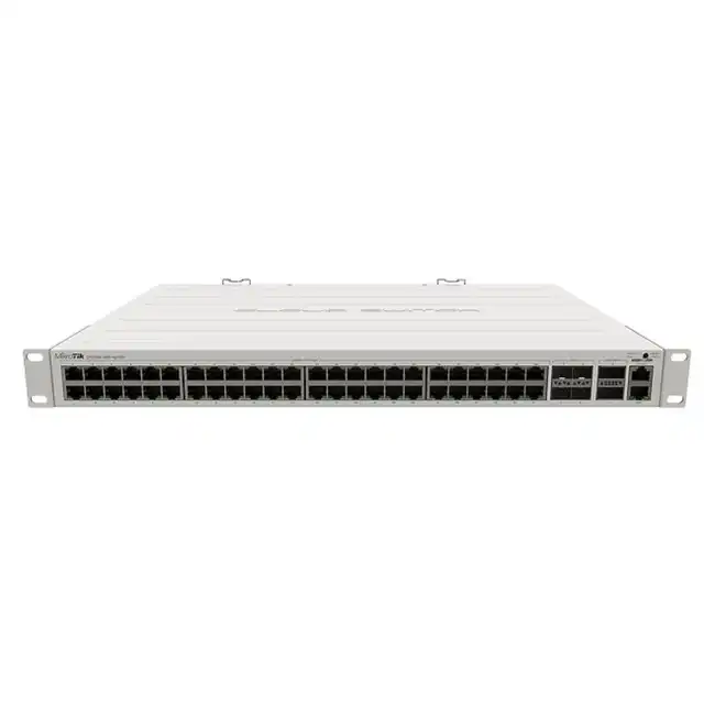 Коммутатор Mikrotik CRS354-48G-4S+2Q+RM (1000 Base-TX (1000 мбит/с), 6 SFP портов)