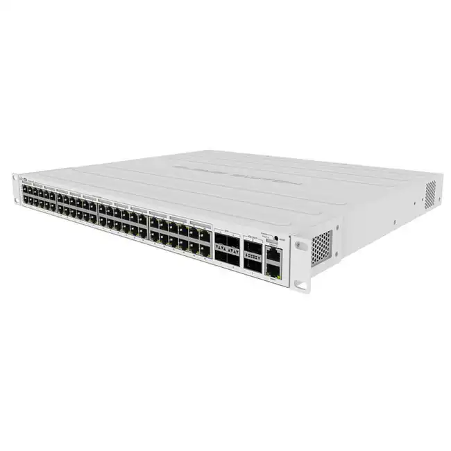 Коммутатор Mikrotik CRS354-48P-4S+2Q+RM (1000 Base-TX (1000 мбит/с), 6 SFP портов)