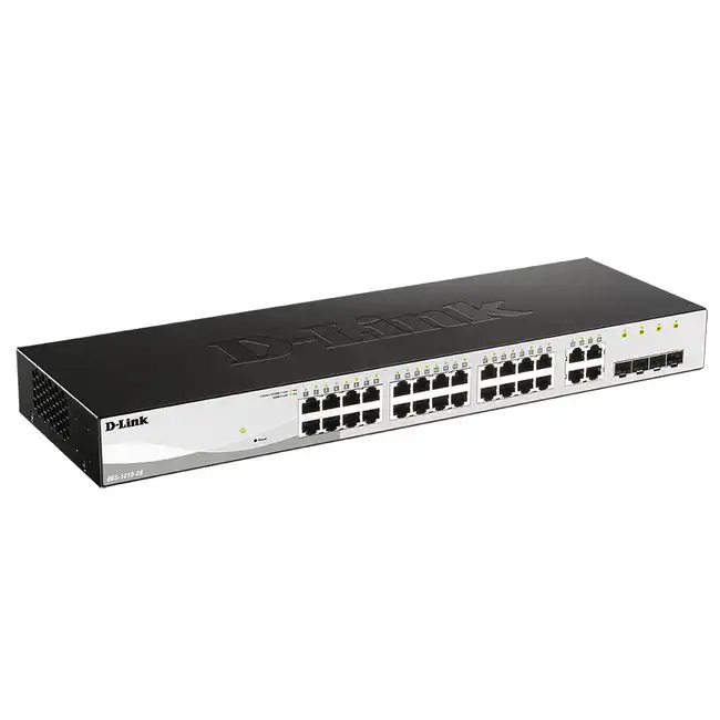 Коммутатор D-link DGS-1210-28/FL (1000 Base-TX (1000 мбит/с), 4 SFP порта)
