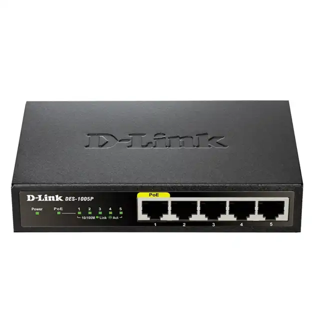 Коммутатор D-link DGS-1005P (1000 Base-TX (1000 мбит/с))