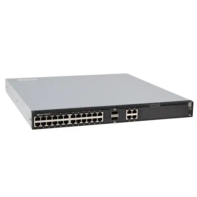 Коммутатор Dell S4128T-ON S4128T-ON-02 (10 GBase-T (10000 мбит/с), 2 SFP порта)