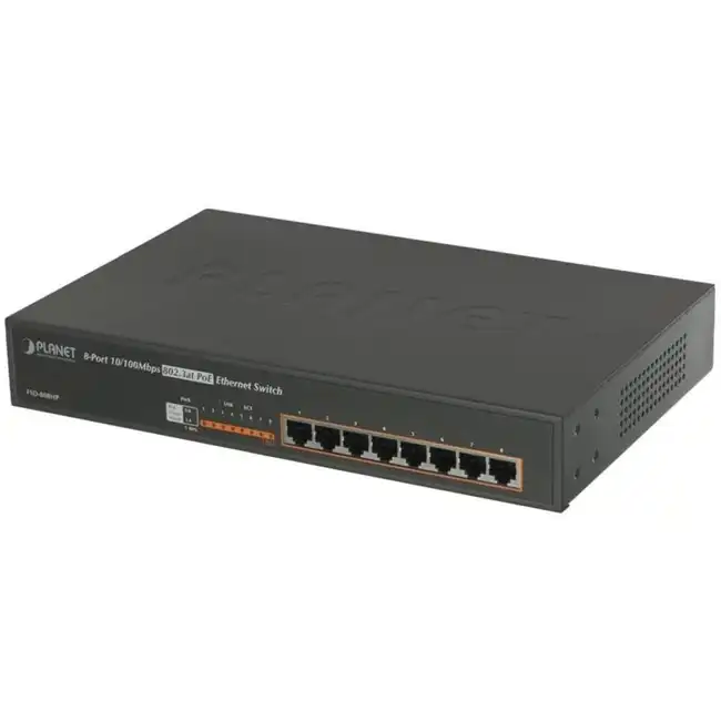 Коммутатор Planet FSD-808HP (100 Base-TX (100 мбит/с))
