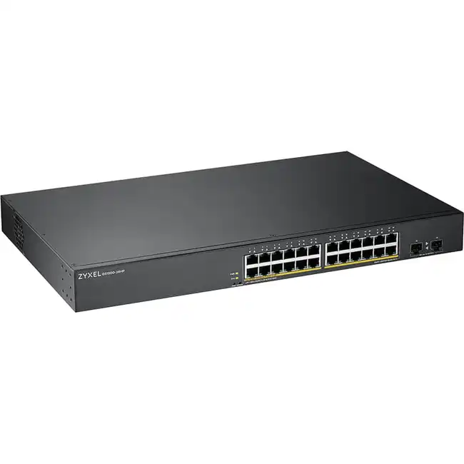 Коммутатор Zyxel GS1900-24HPv2 GS190024HPV2-EU0101F (1000 Base-TX (1000 мбит/с), 2 SFP порта)