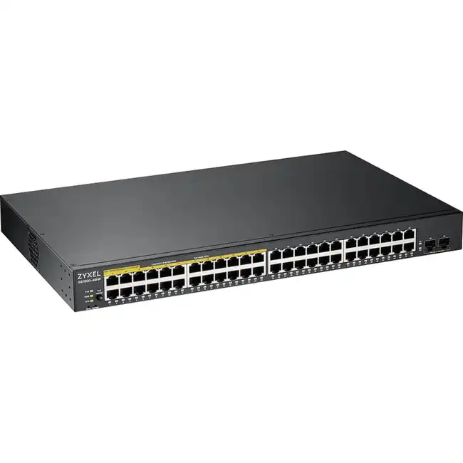 Коммутатор Zyxel GS190048HPV2-EU0101F (1000 Base-TX (1000 мбит/с), 2 SFP порта)