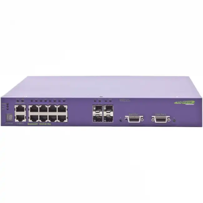 Коммутатор Extreme Summit X440-8p 16502 (1000 Base-TX (1000 мбит/с), 4 SFP порта)
