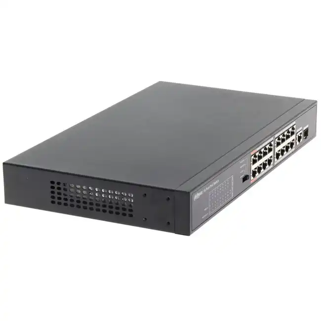 Коммутатор Dahua DH-PFS3117-16ET-135 (100 Base-TX (100 мбит/с), 1 SFP порт)