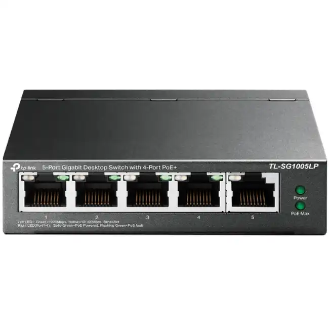 Коммутатор TP-Link TL-S1005LP TL-SG1005LP(UN) (1000 Base-TX (1000 мбит/с))