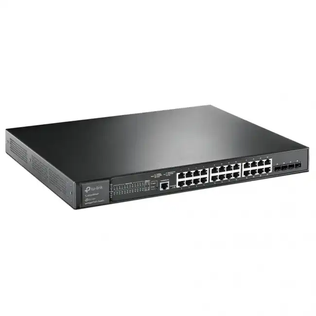 Коммутатор TP-Link TL-SG3428XMP (1000 Base-TX (1000 мбит/с), 4 SFP порта)