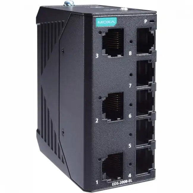 Коммутатор MOXA EDS-2008-EL (100 Base-TX (100 мбит/с))