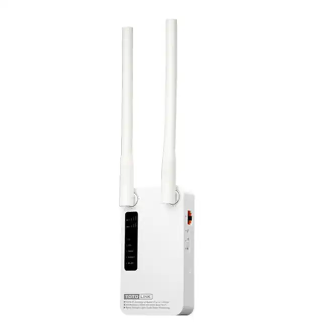 Усилитель сигнала Wi-Fi TOTOLINK EX1200M (10/100 Base-TX (100 мбит/с), Wi-Fi 5 (802.11a/ b/ g/ n/ ac), с внешней антенной)