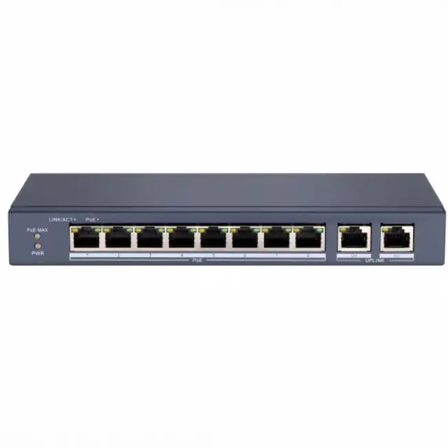 Коммутатор Hikvision DS-S1008P (100 Base-TX (100 мбит/с))