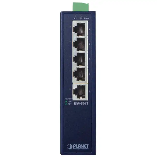Коммутатор Planet ISW-501T (100 Base-TX (100 мбит/с))