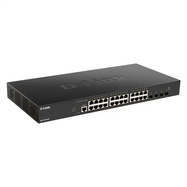 Коммутатор D-link DXS-1210-28T/A1A (10 GBase-T (10000 мбит/с), 4 SFP порта)