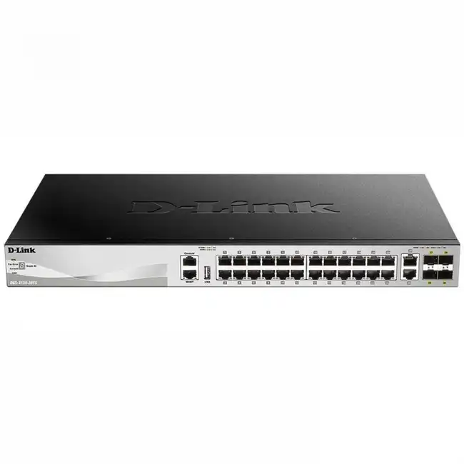 Коммутатор D-link DGS-3130-30TS/A2A (1000 Base-TX (1000 мбит/с), 4 SFP порта)