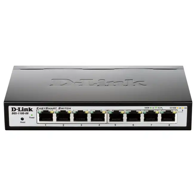 Коммутатор D-link DGS-1100-08P/A1A (1000 Base-TX (1000 мбит/с))