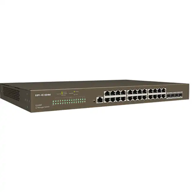 Коммутатор TENDA G3328F (1000 Base-TX (1000 мбит/с), 4 SFP порта)