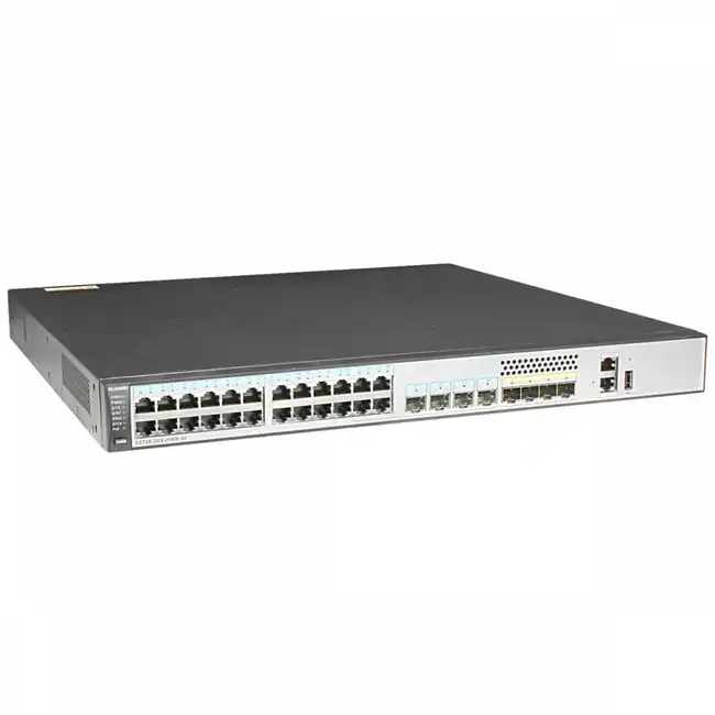 Коммутатор Huawei S5720-28X-PWR-SI bundle 02350DLW_BSW (1000 Base-TX (1000 мбит/с), 4 SFP порта)