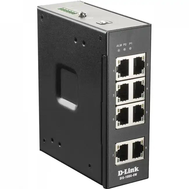 Коммутатор D-link DIS-100G-8W/A1A (1000 Base-TX (1000 мбит/с))