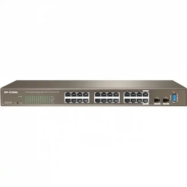Коммутатор IP-COM G3224T (1000 Base-TX (1000 мбит/с), 2 SFP порта)