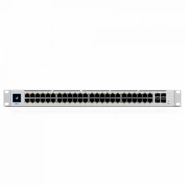 Коммутатор Ubiquiti UniFi Switch Pro USW-PRO-48-POE (1000 Base-TX (1000 мбит/с), 4 SFP порта)
