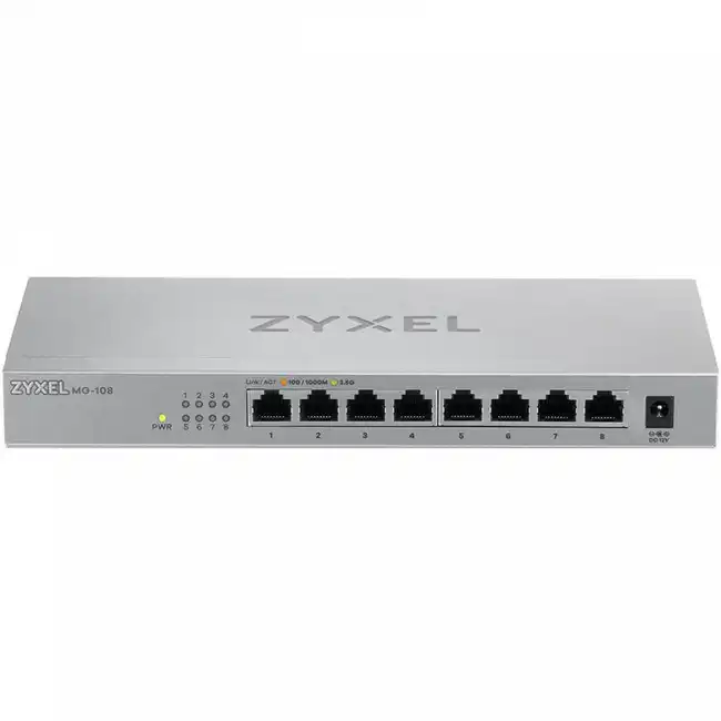 Коммутатор Zyxel MG-108 MG-108-ZZ0101F (2.5 GBase-T (2500 мбит/с))