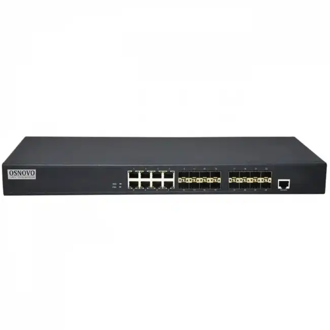 Коммутатор OSNOVO Управляемый (L2+) гигабитный коммутатор SW-70818/L2 (1000 Base-TX (1000 мбит/с))