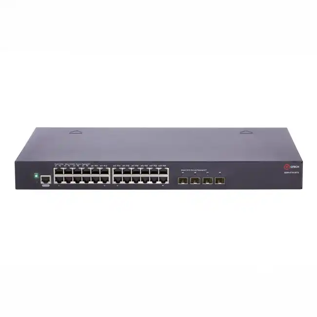 Коммутатор QTECH Управляемый стекируемый уровня L3 QSW-4700-28TX-POE (1000 Base-TX (1000 мбит/с), 4 SFP порта)