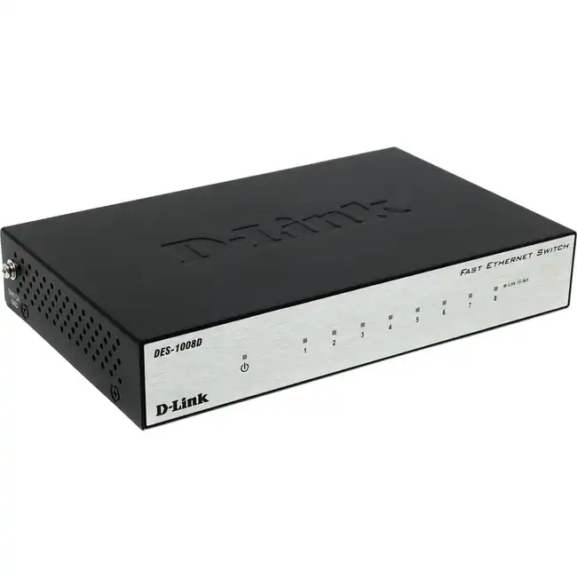 Коммутатор D-link DES-1008D/L2B (100 Base-TX (100 мбит/с))