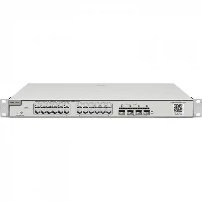 Коммутатор Ruijie RG-NBS3200-24GT4XS-P (1000 Base-TX (1000 мбит/с), 4 SFP порта)