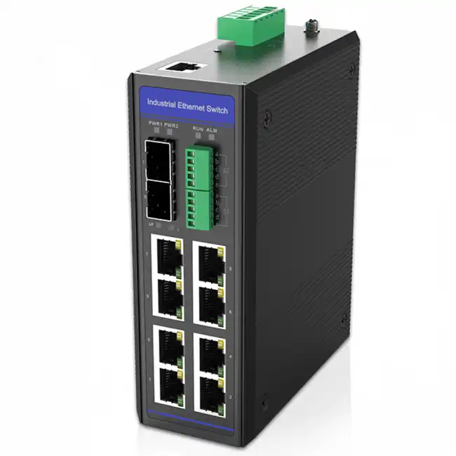 Коммутатор FIBERROAD управляемый L2- промышленный Ethernet POE FR-7M3208SBT (1000 Base-TX (1000 мбит/с), 2 SFP порта)