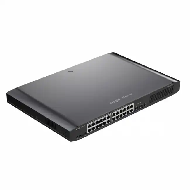 Коммутатор Ruijie RG-ES226GC-P (1000 Base-TX (1000 мбит/с), 2 SFP порта)