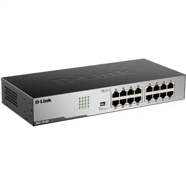 Коммутатор D-link DGS-1016D/I1A (1000 Base-TX (1000 мбит/с))