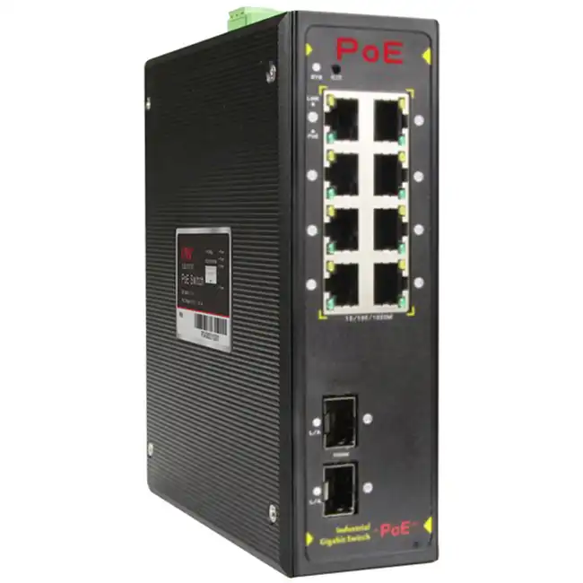 Коммутатор ONV IPS33108PFM (1000 Base-TX (1000 мбит/с), 2 SFP порта)