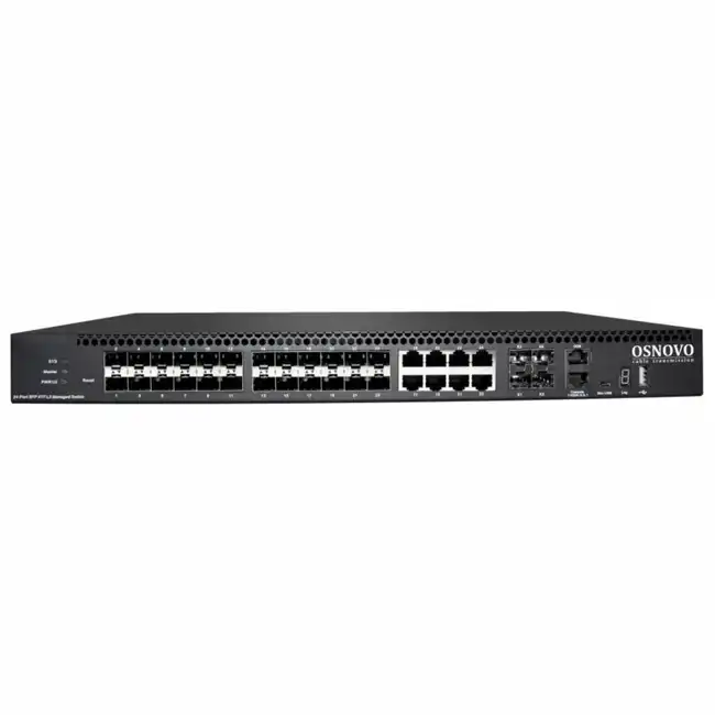Коммутатор OSNOVO Управляемый (L3) гигабитный коммутатор SW-32G4X-1L (1000 Base-TX (1000 мбит/с), 16 SFP портов)