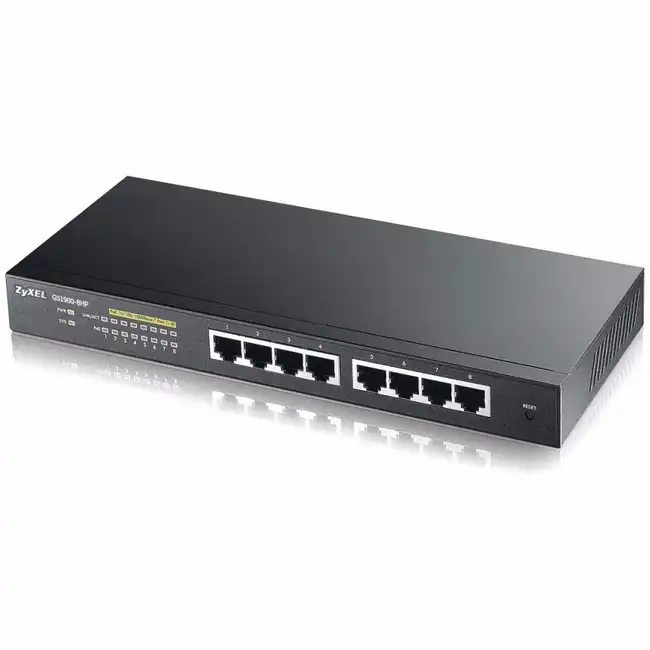 Коммутатор Zyxel GS1900-8 GS1900-8-EU0101F (1000 Base-TX (1000 мбит/с))