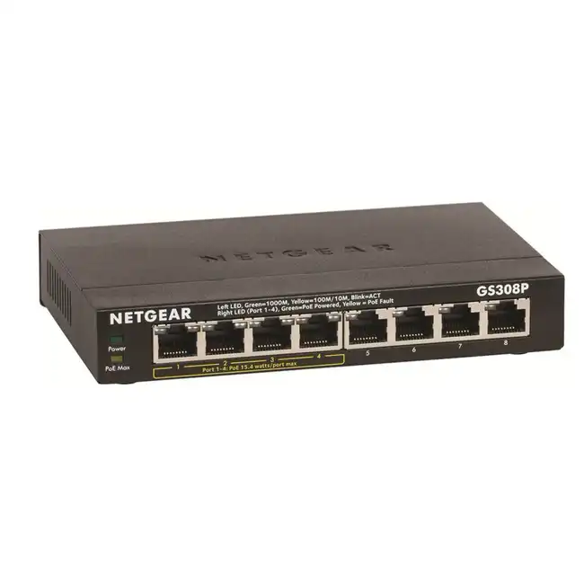 Коммутатор NETGEAR GS308P-100PES (1000 Base-TX (1000 мбит/с))