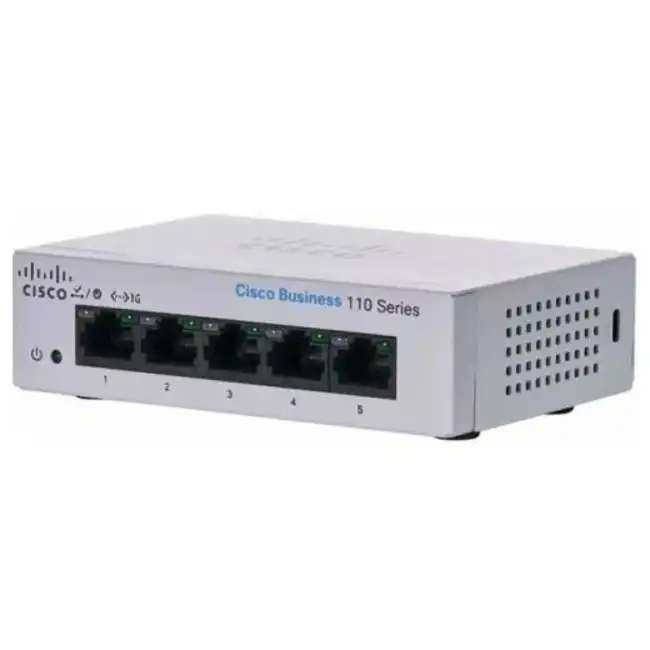 Коммутатор Cisco CBS110-5T-D-EU (1000 Base-TX (1000 мбит/с))
