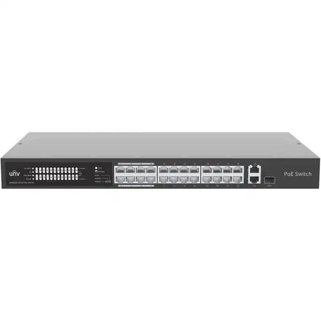 Коммутатор UNV NSW2020-24T1GT1GC-POE-IN (100 Base-TX (100 мбит/с), 1 SFP порт)