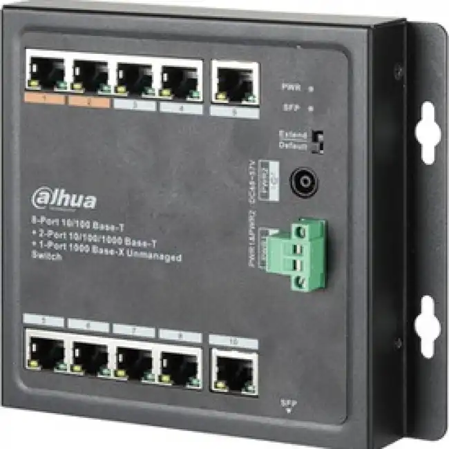 Коммутатор Dahua DH-PFS3111-8ET-96-F (1000 Base-T (1000 мбит/с), 1 SFP порт)