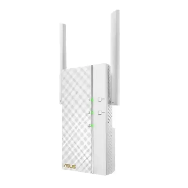Усилитель сигнала Wi-Fi Asus RP-AC66 (10/100 Base-TX (100 мбит/с), Wi-Fi 5 (802.11a/ b/ g/ n/ ac), с внешней антенной)