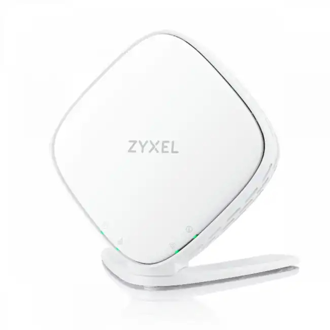 Усилитель сигнала Wi-Fi Zyxel AX1800 WX3100-T0-EU01V2F (10/100/1000 Base-TX (1000 мбит/с), Wi-Fi 6 (802.11a / b / g / n / ac / ax), со встроенной антенной)