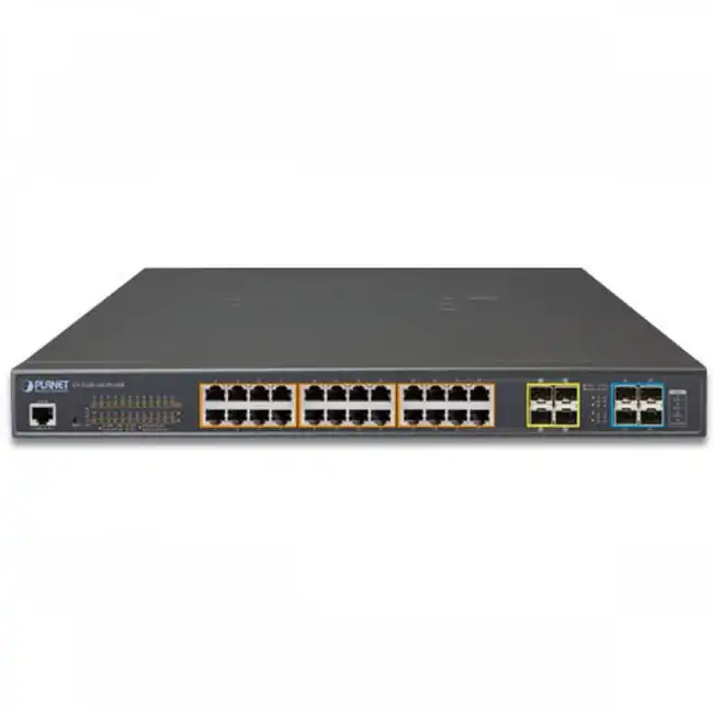 Коммутатор Planet GS-5220-24UPL4XR (1000 Base-TX (1000 мбит/с))